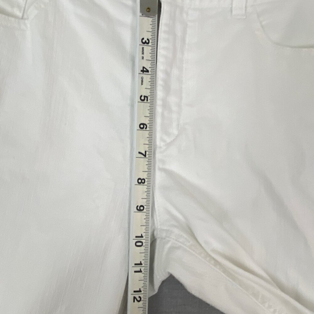 Northern Reflections Town Jeans White Mid Rise Straight Leg Sz 8 Regular - Picture 10 of 12